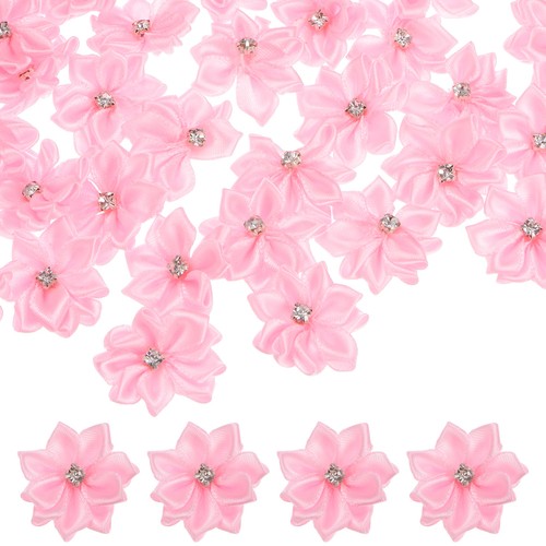 100 pcs fiori nastro in - 100,