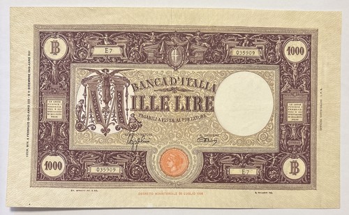 Italy 1000 lire - p-62, xf+