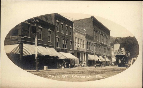 Vintage rppc camden maine - vintage,