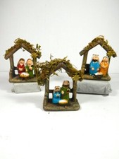 Capanna con Mini Natività Cm