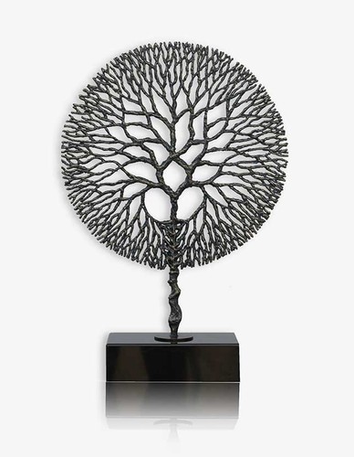 Scultura albero ferro su - scultura, in