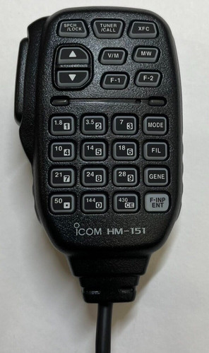 Icom 151 microfono manuale - hm-151,