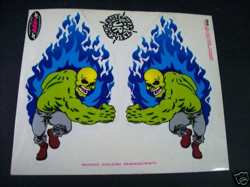 Adesivi scheletro hulk - adesivi,