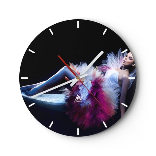 Orologio parete vetro - orologio, in