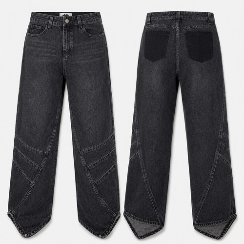 Pantaloni denim loewe neri - pantaloni,