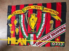 Milan Ac Bandierone Coppa 11 scudetti e trofei vari
