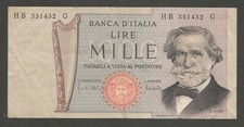 Italy 1000 Lire 11.3.1971; VF