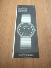 1988 IWC PORSCHE DESIGN TITANIUM OROLOGIO WATCH VINTAGE AD PUBBLICITA