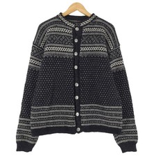 Cardigan Grigio Fair Isle