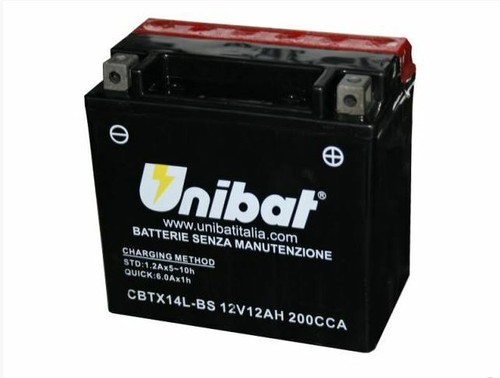 Batteria moto unibat agm 12v - moto,