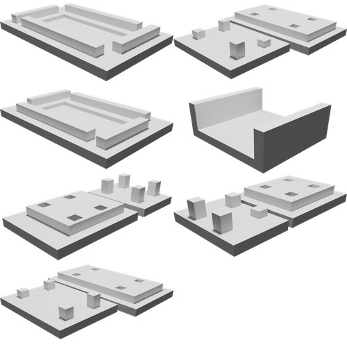 Scatola puzzle stampata - scatola,