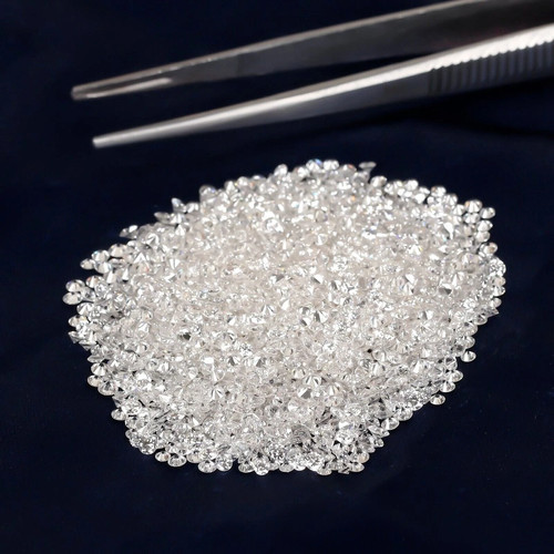 Moissanite sfusa mm tonda - moissanite,