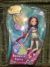Bambola Winx Club Witty Toys Believix Fairy Tecna nuova con scatola rara esclusiva internazionale