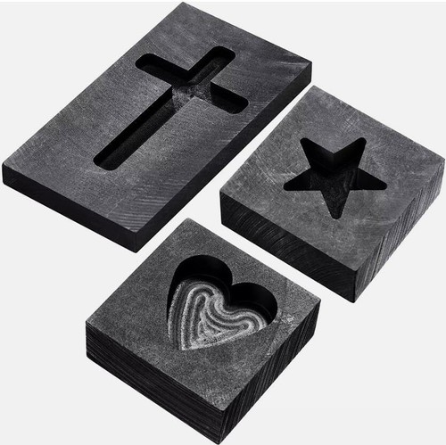 3pcs cuore stella - cuore, croce