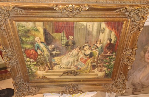 Dipinto olio tela - ad,