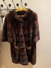 pelliccia visono color castoro