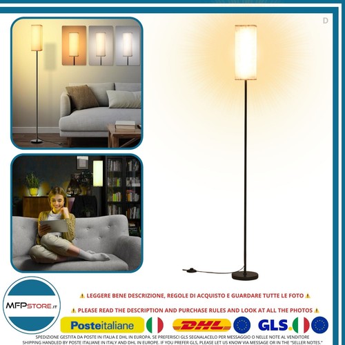 Lampada terra nero - led, 9w