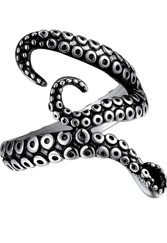 Anello polpo stile gotico