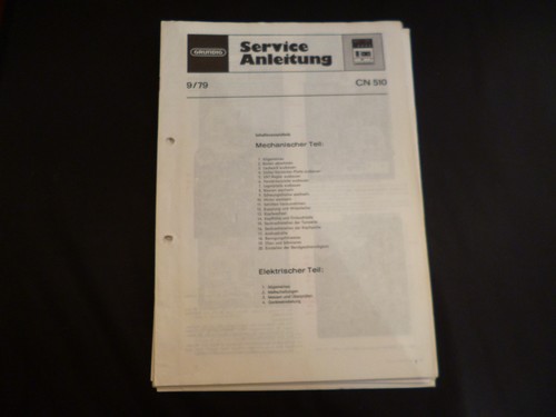 Manuale servizio originale - manuale,