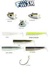 ARTIFICIALE FIIISH BLACK MINNOW 70 MM N 1 TESTE CORPI AMI PESCA MARE FIUME FOCE