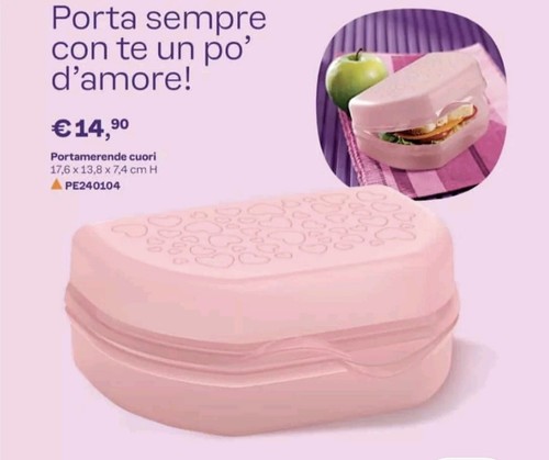 Tupperware portamerende cuori - tupperware,