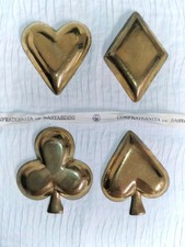 Vintage Brass Ashtray Set of 4