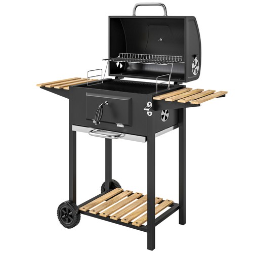 Barbecue carbone con altezza - con,