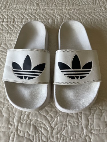 Adidas trefoil slides bianche - slides,