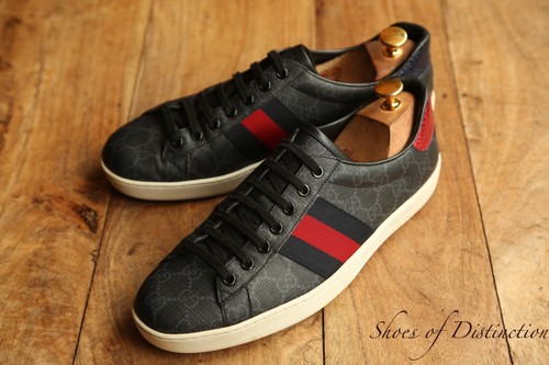 Gucci ace monogram - gucci, navy