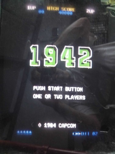 Pcb arcade vintage - pcb, 1942"