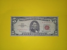 Banconota 5 Dollari USA 1963 -