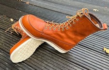 RED WING 877 Irish Setter 8 pollici Moc Toe US 13 D EU47 OTTIME CONDIZIONI