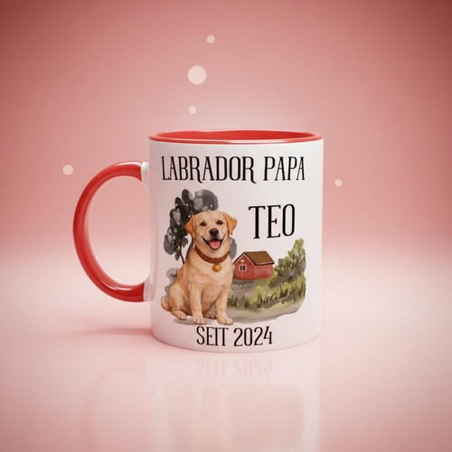 Tazza papà labrador - papà,