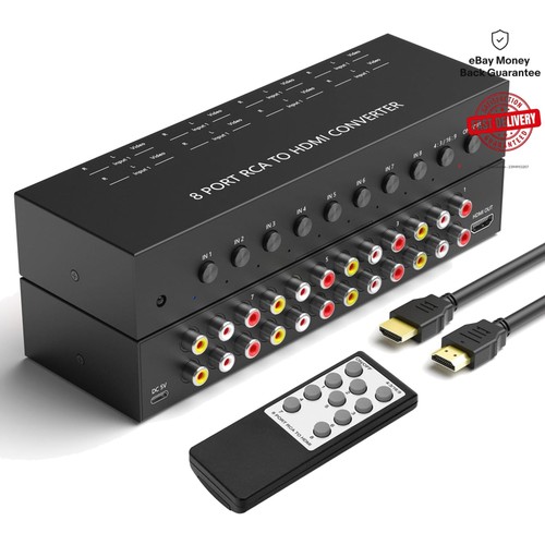 Adattatore rca hdmi con 8 - hdmi,