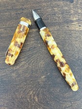 Penna Lalex 1938 Vintage Da Collezione Resina Argento