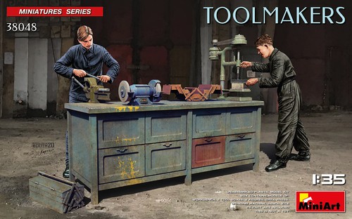 Toolmakers figure plastic - 1:35,