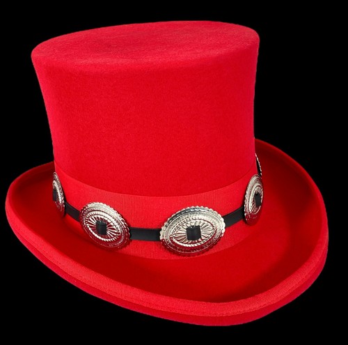 Top hat rosso - hat,