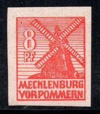 Occupazione sovietica 1946 Michel 34x MNH 100% 8 PF, mulino