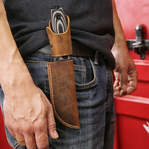 Fodero pelle robusto fatto - in,