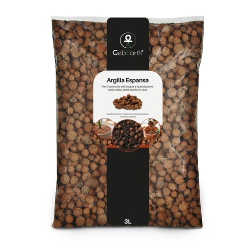 Argilla espansa per piante - espansa,