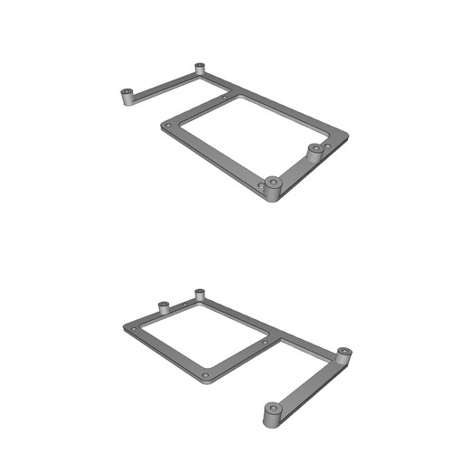 Staffa montaggio controller - montaggio,