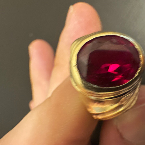 Anello vintage oro giallo - , 14