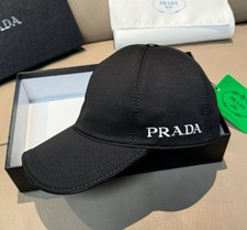 Prada Black nylon baseball cap
