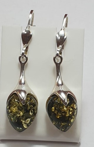 Eleganti orecchini ambra - eleganti,