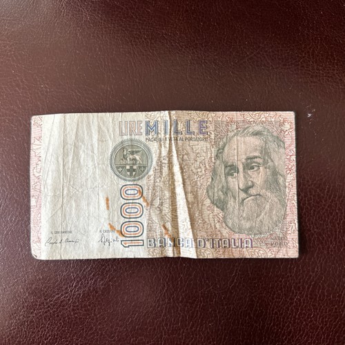 Billet italie italia 1000 lire - billet,