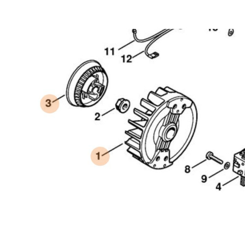Stihl volano magnetico - stihl,
