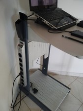 PORTA COMPIUTER  A TORRETTA  SGABELLO PROFESSIONALE CON ACCESSORI COME DA FOTO