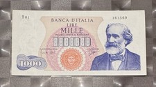 1000 LIRE VERDI I TIPO Decreto