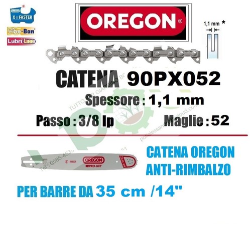 Catena motosega oregon 90px052 - oregon,