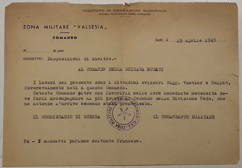 Partigiani corpo volontari - partigiani,